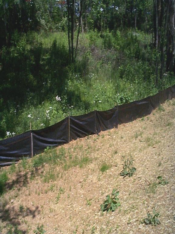Silt Fence Silt fence is a temporary structure constructed of silt fence fabric supported posts Must