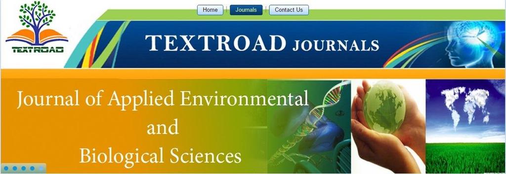 Environmental and Biological Sciences (JEBS) is a peer reviewed, open access international scientific journal dedicated for rapid publication of high quality original research articles as well as
