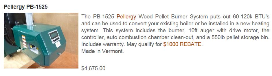 Oil Boiler to Wood Pellets Conversion This particular model has