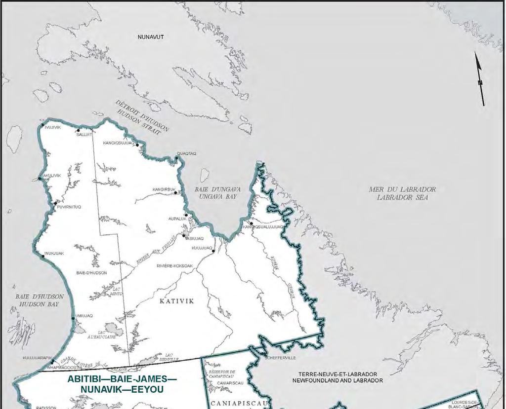 Quebec (Map 1) SOURCE: THE ELECTORAL GEOGRAPHY DIVISION,