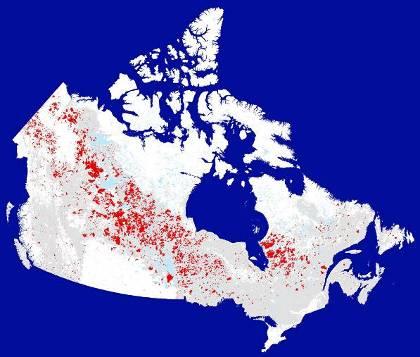 Area affected by large fires (>200 ha), 1980-2003 Fires in Canada Million hectares burned 8 6 4 2 Canada Annual Area Burned 0 1920 1940 1960 1980 2000 Year Very large inter-annual