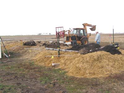 Windrow Composting Procedures Step 2 place carcasses on base NOTE: use of pallet