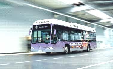 Fuel cell electric vehicle development (Daimler) Bus Passenger Cars Lead Application