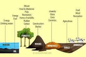 NATURAL RESOURCES Natural resources are substances constructed by nature (naturally occurring) that help to support life on Earth.