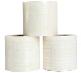 5 Plastic Strapping s Polyester Strap Geat for heavy duty applications Available in hand or machine grades Standard, economical steel replacement Safer than steel - no sharp edges Does not rust
