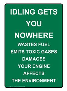 Why is Idling bad? Needless idling of vehicles.