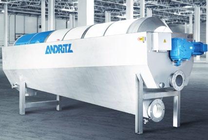 Range of ANDRITZ drum thickeners The PowerDrum is designed to handle flow rates ranging from 15 to 180 m 3 /hr.