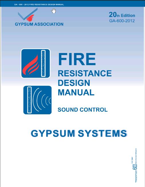 Method 1: Documented fire-resistance designs Some sources of documented fire-resistance