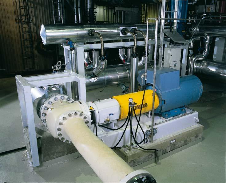 pump heads (Fig.1a) higher pumping consistencies and lower energy consumption (Fig.1b).