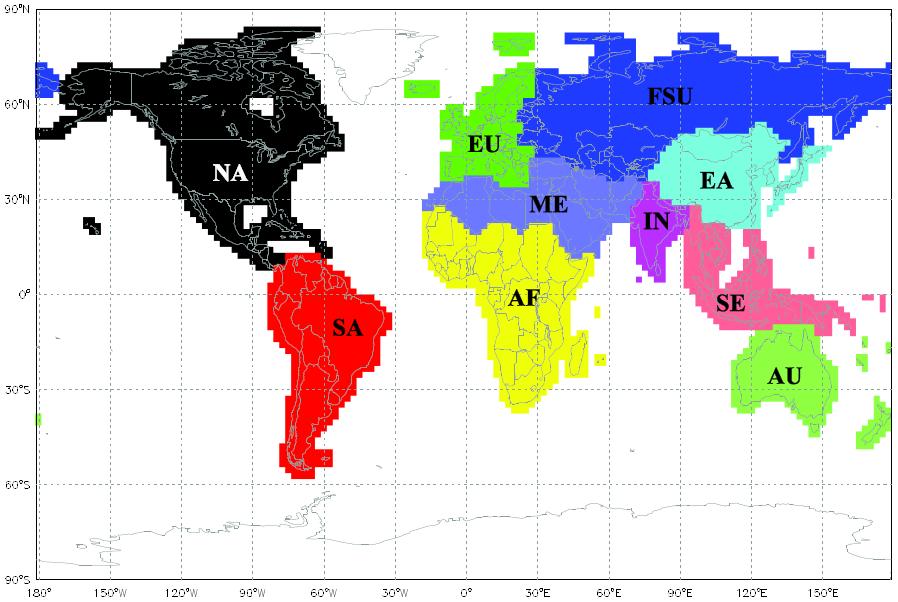 Study 2: Motivation - + 10 Reduction regions Few studies evaluate global scale air quality & climate impacts of regional CO emissions Contribution of CO + VOC emissions to global annual net RF (1750