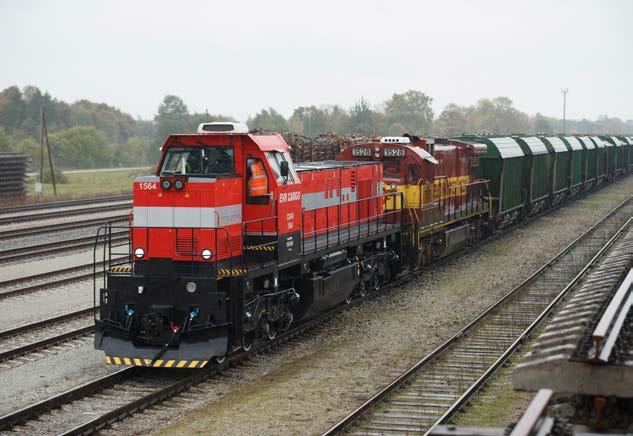 We have approximately 3,000 railway wagons of different types: closed, roofless, flat, tanks, refrigerators and hoppers.