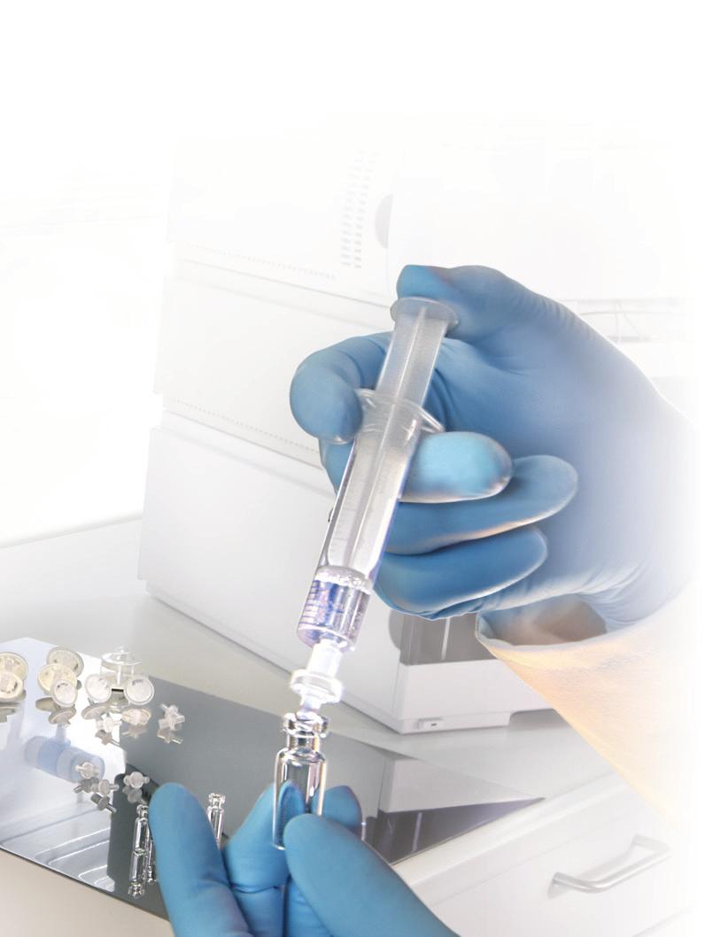 The right membranes to filter samples with special properties or low volumes If you need to filter HPLC samples that have special properties or small volumes, the use of syringe filters is the method