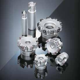 TSX Type l l General Features High-efficient and high precision tangential shoulder milling cutter with tangentially mounted carbide inserts.