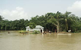 Vulnerable sectors due to flood Agriculture Loom Communication Household Drinking