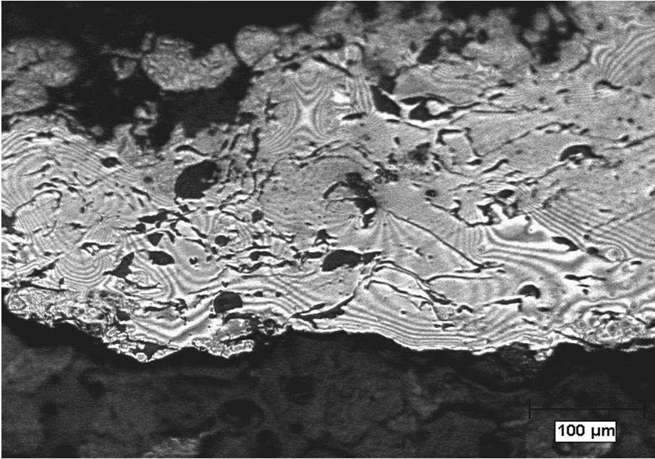 Micrographs of surface