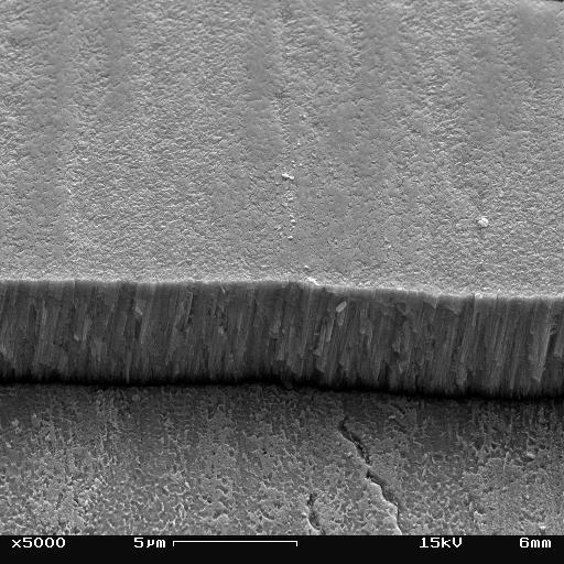 5 µm, high deposition rate: 40
