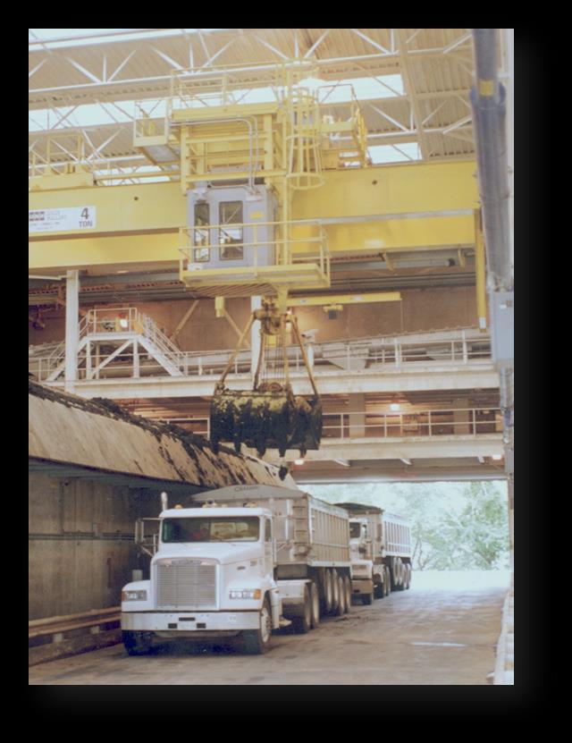 Recent History Class B Sludge 1200 wet tons/day (65 20-yard trucks) Lime