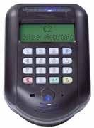 There is also an option for biometric verification and a touch screen.