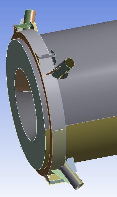 5. FEA MODEL GEOMETRY AND MESHING Reinforcement Collar Thickness: 10mm (9.