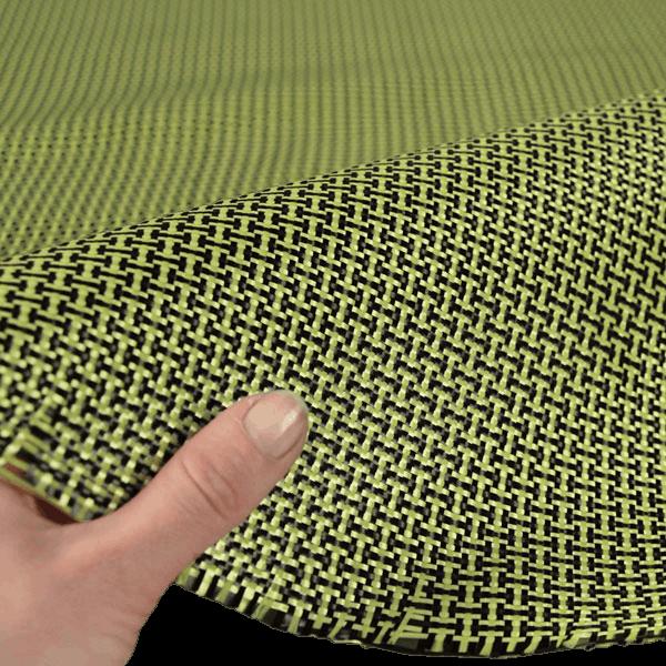 It is woven to make a material that is used for light