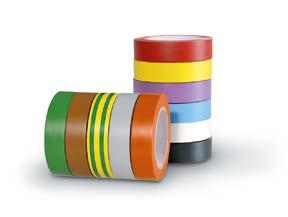 4.4 Electrical Installation Electrical and Technical Tapes HelaTape HellermannTyton offers a comprehensive range of PVC and rubber tapes for bundling, insulating, fixing, sealing and marking