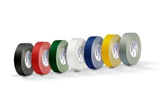 4.4 Electrical Installation Electrical and Technical Tapes Technical Tapes HelaTape Tex - Textile Tape High quality PE-coated cloth tape with good weather resistance Total thickness of 0.