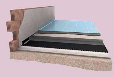 (where necessary) concrete subfloor edge strip (e.g. estra) 6 3D edge e strip (e.