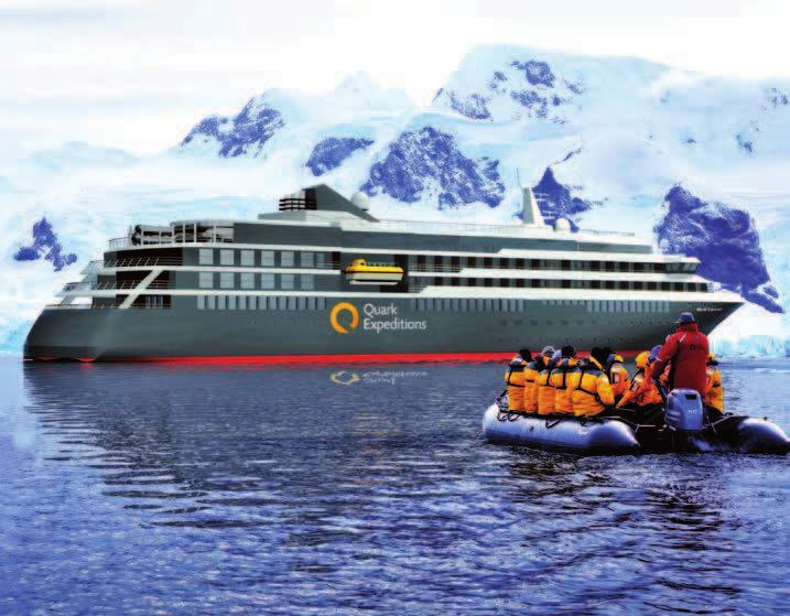 Quark Expeditions announces hybrid expedition vessel ANTARTICA SEASON A new expedition cruise vessel, World Explorer, is currently under construction at West Sea Shipyard in Viana do Castelo,