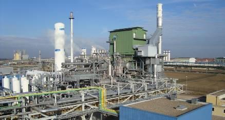 Production of Green Hydrogen Biomethane reforming Linde steam methane reformer in Leuna low pressure steam DEIONAT heat recovery medium pressure steam
