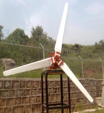 Development of Windmill Turbine Blades Research Initiative by Academia, Industry & Research Center Wind Speed: 5-7 m/ sec. Air Density: 1.25 Kg/ m3 No of blades: 3 NACA Profile: 4527.