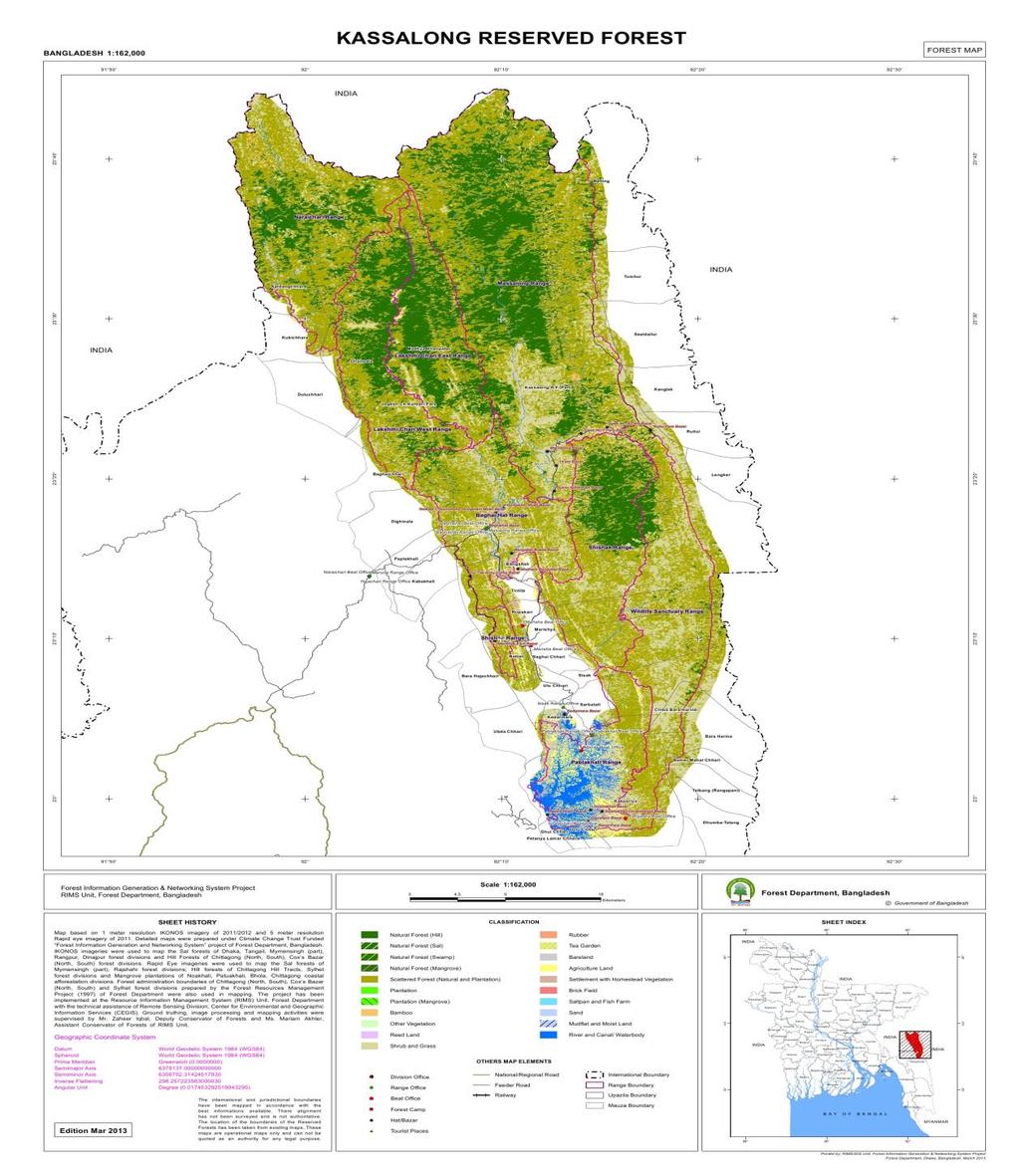 Map 10-1: Kassalong reserve forest.