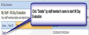 Cmpleting a 90 Day Evaluatin Review Using the Online Perfrmance Appraisal System