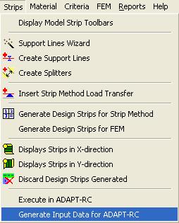 Figure 1-24 Once the design strips are successfully created,