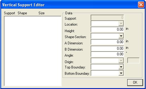 Figure 1-31 Edit Support Below - This button
