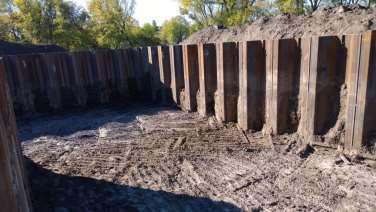 Types of Earth Retention Systems Sheet Piling Advantages Works in almost all soil