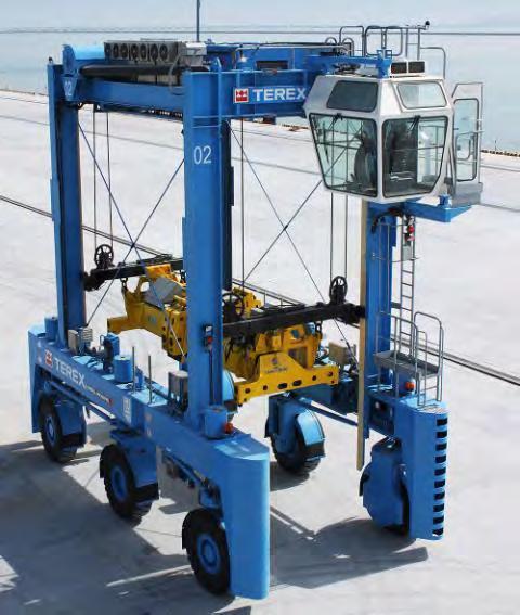 Sprinter Carriers Capacities Handling 20 to 45 containers Lift capacity (under spreader) up to 60 t Dimensions Width approx. 5 m Length approx. 10 m Lifting height up to 6.
