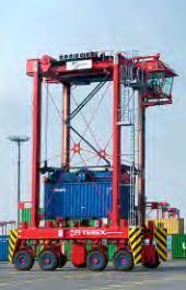 AGV Automated Stacking Crane Full Container