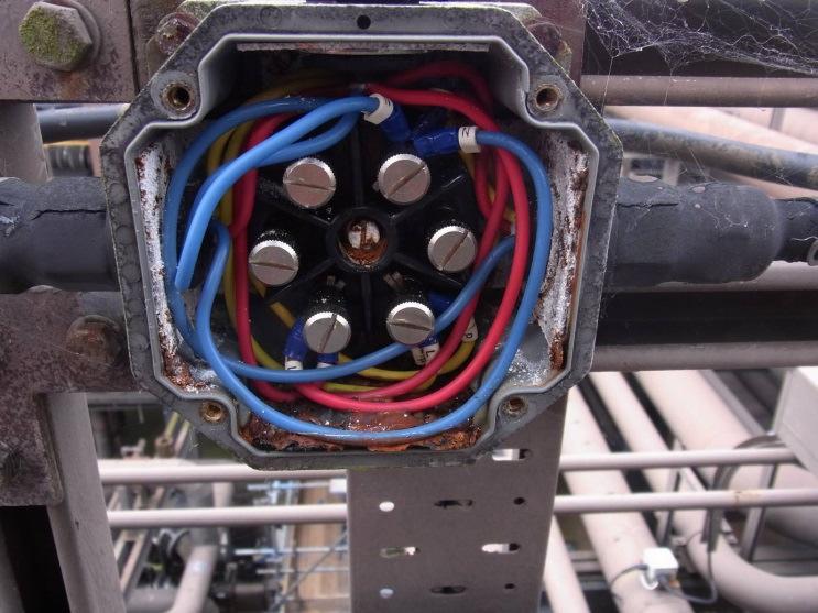 Figure 5 - Example of internal corrosion in junction box In preparing and publishing this technical note,