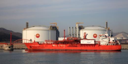 10k vessel can supply 500 450 400 A Multigas vessel can load LNG at most