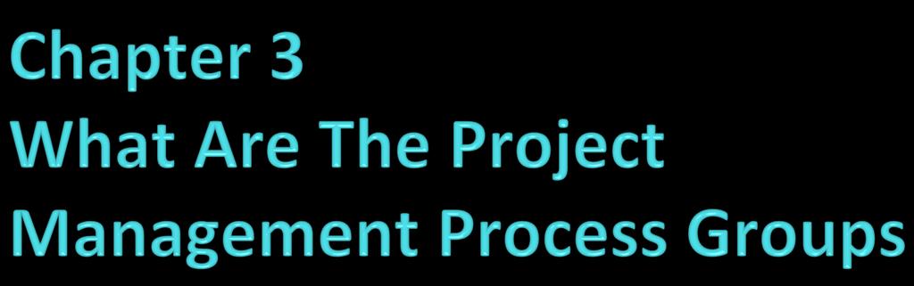 Project Management CSC 310