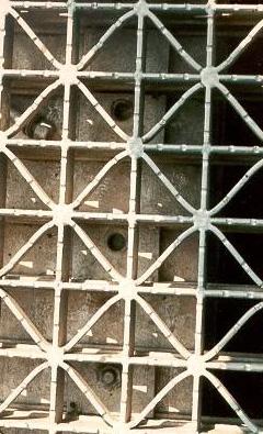 SLIDE #14 * Looking through a steel grid deck panel at the