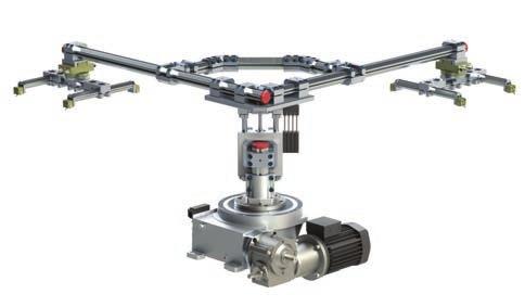 Indexing Solutions 7 Flexible Multi-Axis and High Speed Flexible Cambot Pick and Place The main rotary axis of the Flexible Cambot Pick and Place is a servo driven indexer.