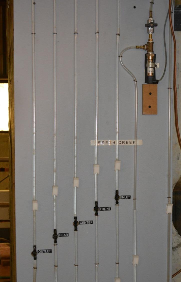 Temperature Water temperature measurements within the supply sump were obtained using a calibrated Omega DP25 temperature probe and readout device.