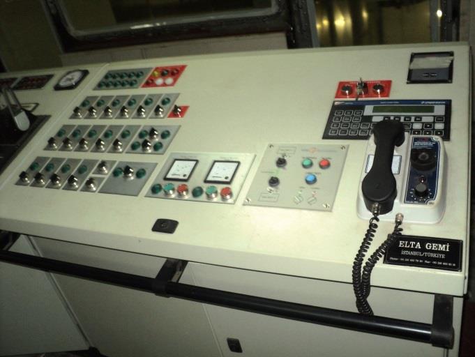 The console creates space for Multi-function Operator Work Stations, Propulsion Control Panels, Fire Detection
