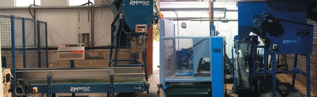 MB500 Options to include Stitching units for paper/polyethylene bags Robot palletising system 10/15 Tonne hopper & in-feed USB data export from weigh indicator Upgrade to an automated bag placing