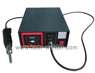 Common frequencies used in ultrasonic welding of thermoplastics are 15 khz, 20 khz, 30 khz, 35 khz, 40 khz and 70 khz.