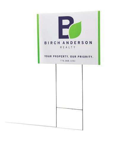 Banners/stands Signs Attract attention by displaying your