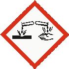 single exposure : Category 3 (Respiratory system) GHS label elements Hazard pictograms : Signal word : Danger Hazard statements : H314 Causes severe skin burns and