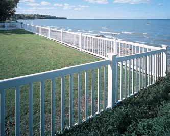 We looked at many vinyl fence products, and CertainTeed ranked the highest.