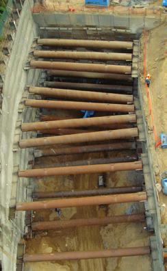 Our slope stabilization projects employ post-tensioned anchors, stitch piers and dewatering in addition to more conventional retention systems in order to directly resist the slide forces and to